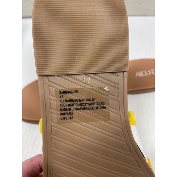 Abound Sammira 2 Flat Sandals Yellow Size‎ 8.5 - Picture 3 of 3